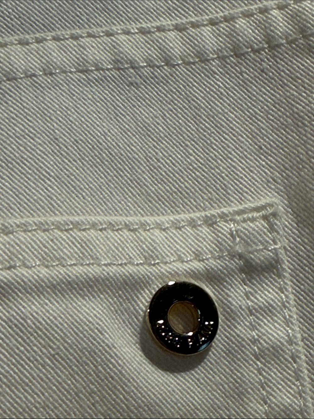 Loro Piana white straight leg jean worn once - Picture 5 of 7